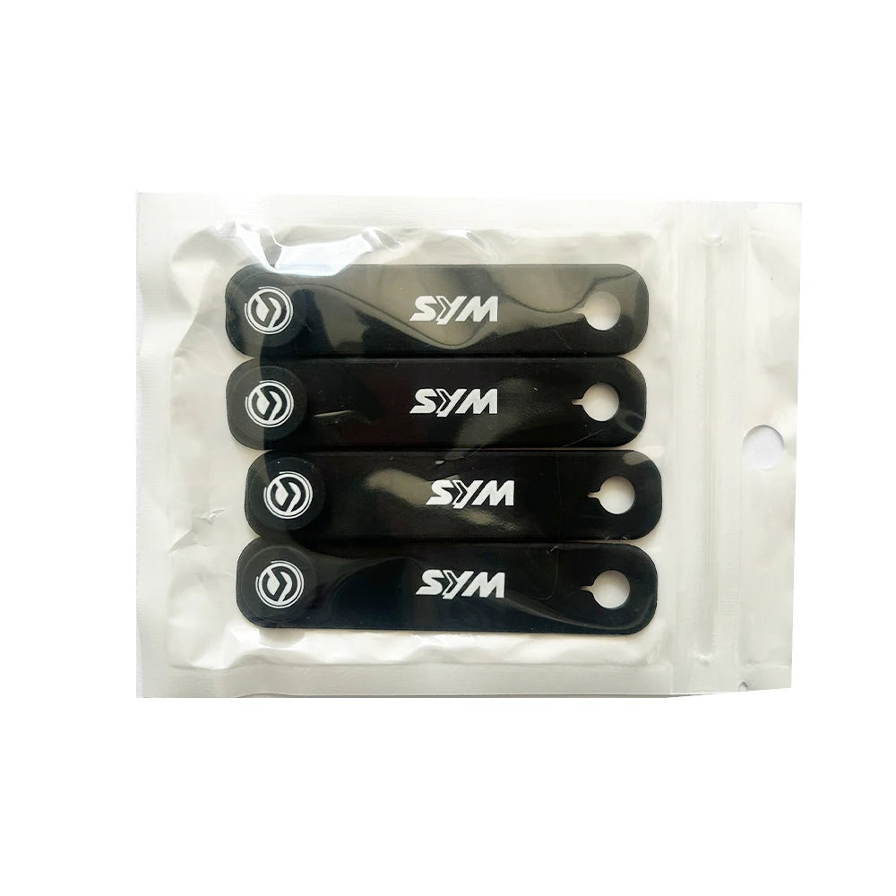 Pack de 8 Correas de Silicona ZYAKO – Fijación de Cables para Motos
