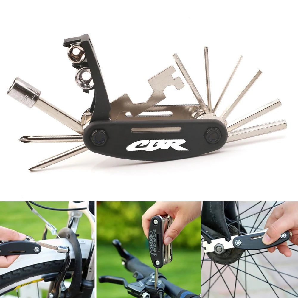 Multiherramienta 16 en 1 para Moto – Compacta y Portátil 🔧