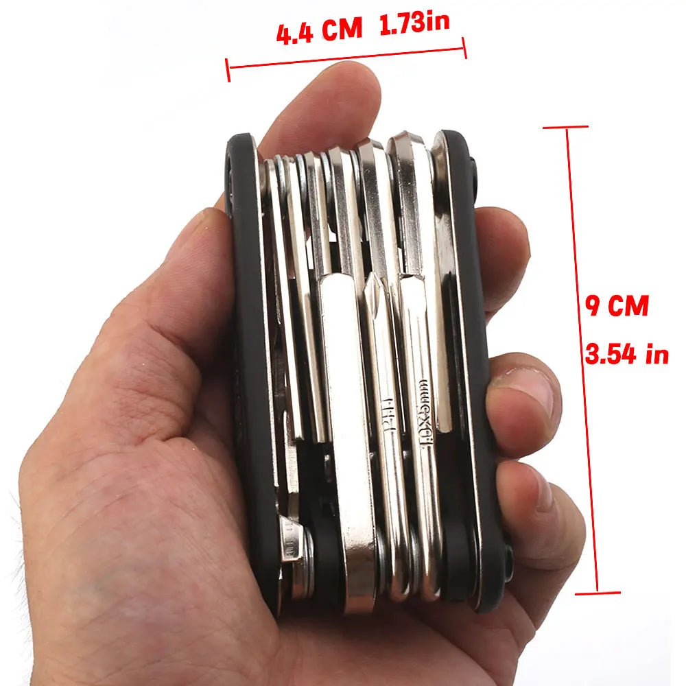 Multiherramienta 16 en 1 para Moto – Compacta y Portátil 🔧
