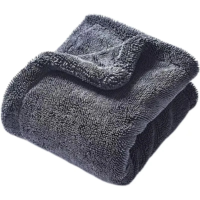 Toalla de Microfibra para Auto SEAMETAL 1200GSM — Ultra Absorbente, Suave y Sin Arañazos